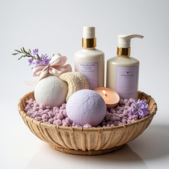 Relaxing Spa Bath Bomb Gift Basket