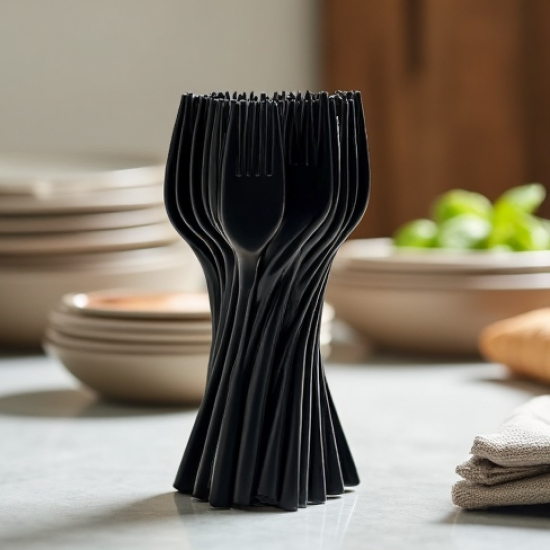 Heavy Duty Disposable Plastic Forks Pack