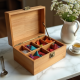 Tea Sachet Collection Organizer Case
