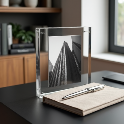 Crystal Clear Acrylic Portrait Frame