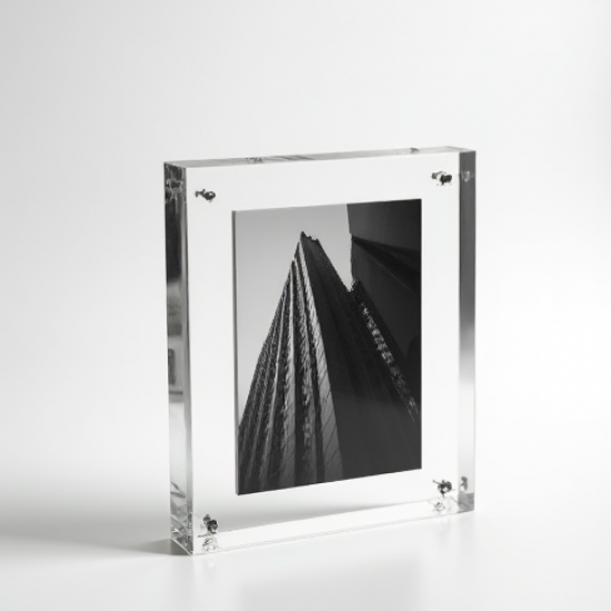 Crystal Clear Acrylic Portrait Frame