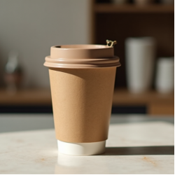 Thick Insulated Paper Coffee Cups Lids