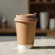 Thick Insulated Paper Coffee Cups Lids