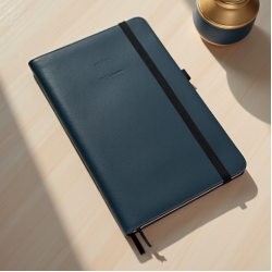 Embossed Faux Leather Notebook