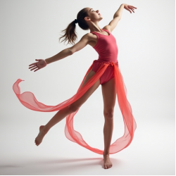 Handheld Silk Ribbon Twirling Wands