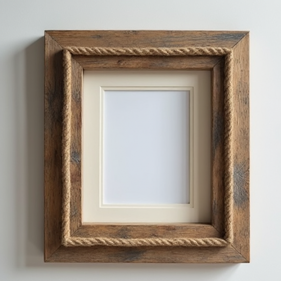 Rustic Rope Accent Memory Frame