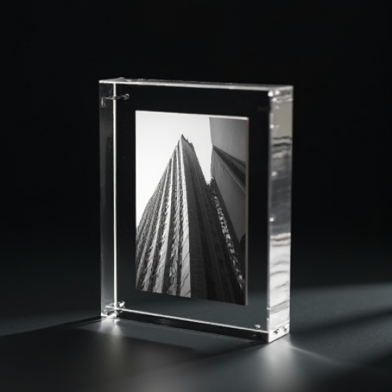 Crystal Clear Acrylic Portrait Frame