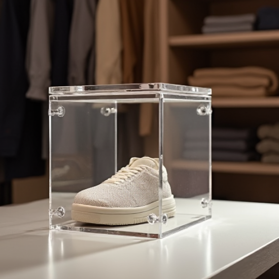 Clear Stackable Household Storage Bin