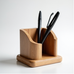 Desktop Wooden Pen Holder