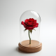 Preserved Eternal Rose Glass Dome