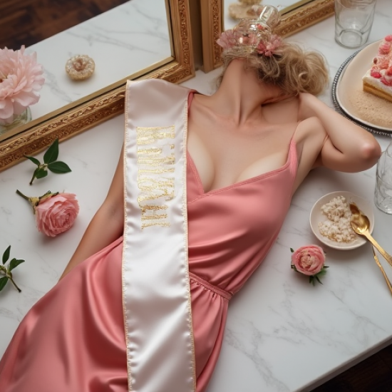 Satin Birthday Queen Pageant Sash