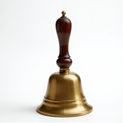 Vintage Styled Brass Celebration Hand Bell