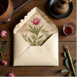 Vintage Botanical Envelope Assortment