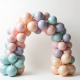 Pre-assembled Pastel Balloon Arch Kit