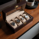 Faux Leather Watch Storage Box