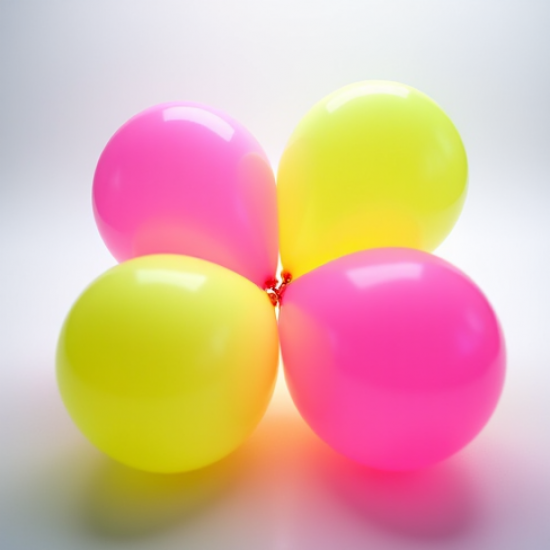UV Blacklight Reactive Neon Balloons