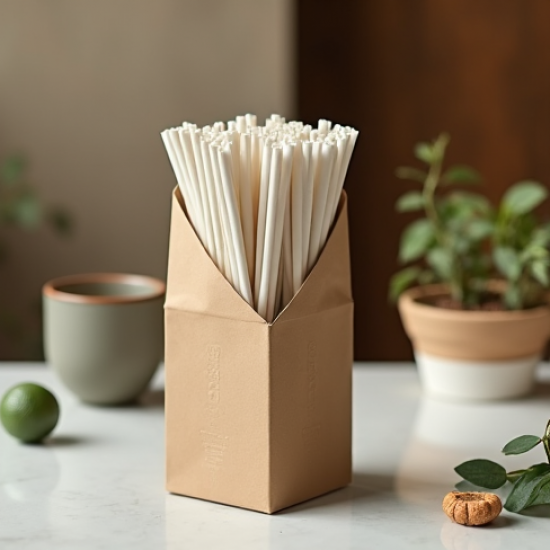Biodegradable Paper Straws Pack