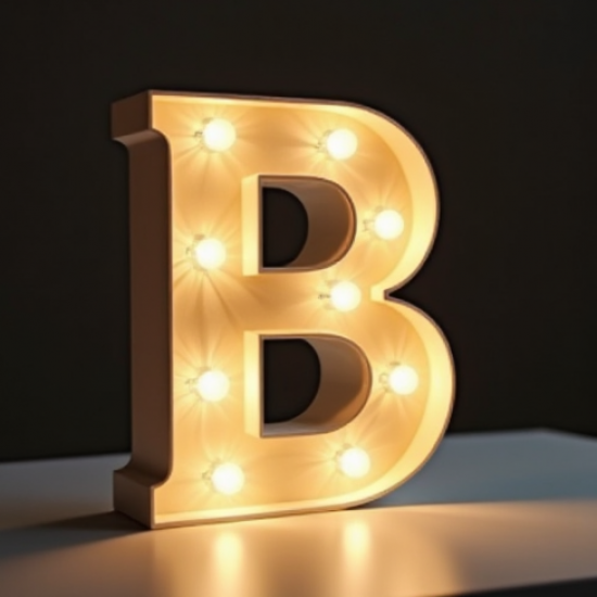 Light Up Marquee Alphabet Letter