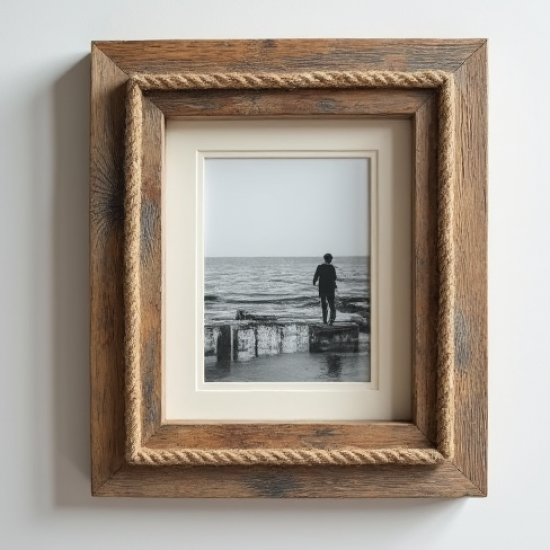 Rustic Rope Accent Memory Frame