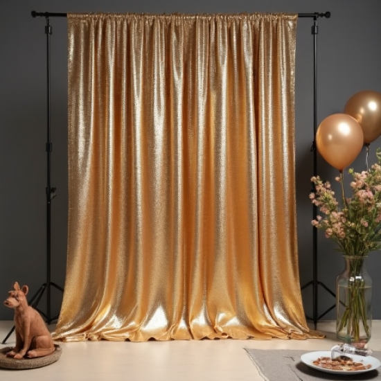 Shimmer Sequin Backdrop Curtain Panel
