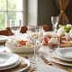 Rose Gold Plastic Dinnerware Cutlery Set