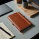 Embossed Faux Leather Notebook