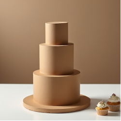 Three-Tier Cardboard Cake Display Stand