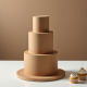 Three-Tier Cardboard Cake Display Stand