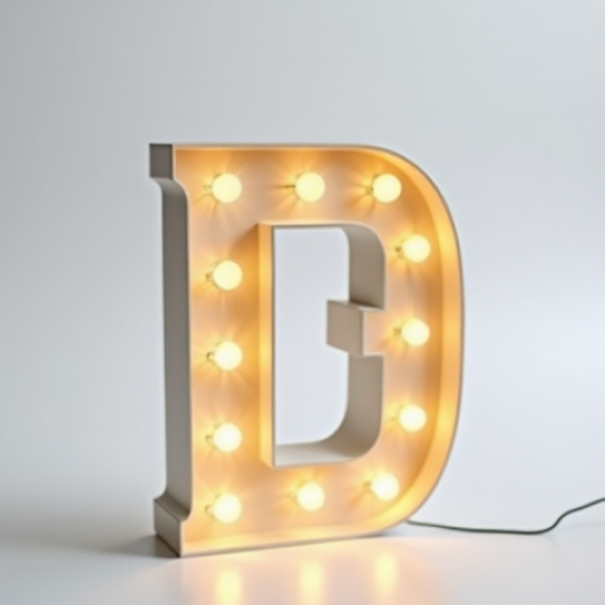 Light Up Marquee Alphabet Letter
