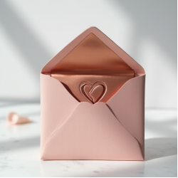 Embossed Heart Theme Gift Envelope
