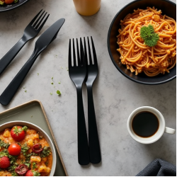 Heavy Duty Disposable Plastic Forks Pack