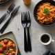 Heavy Duty Disposable Plastic Forks Pack