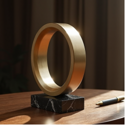 Contemporary Ring Form Art Decor