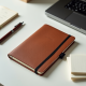 Embossed Faux Leather Notebook