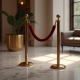 Premium Red Velvet Stanchion Rope Pair