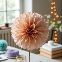 Tissue Paper Pom Poms Decoration Kit