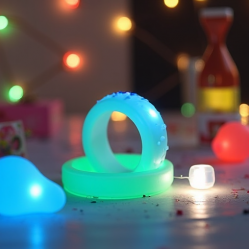 LED Flashing Rubber Jelly Rings