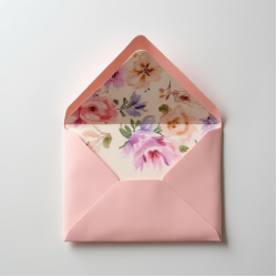 Pastel Floral Message Envelope Set
