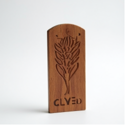 Laser Cut Wooden Bookmark