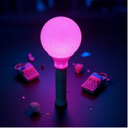 Glowing LED Foam Batons Cheering Sticks