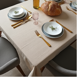 Premium Washable Polyester Tablecloth Cover