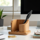 Desktop Wooden Pen Holder