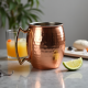 Hammered Copper Plated Party Mule Mugs