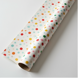 Polka Dot Wrapping Paper Roll
