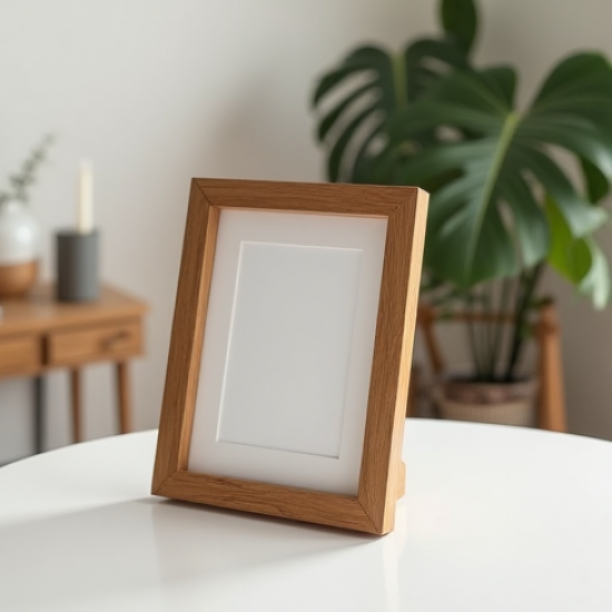 Natural Oak Finish Photo Display Frame