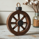 Rustic Wagon Wheel Mini Ornament