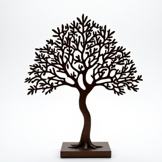 Handcrafted Tree Silhouette Accent Decor