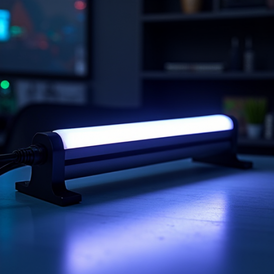 Compact Ultraviolet UV Blacklight Bar Lamp