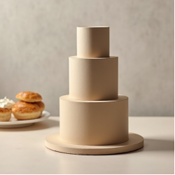 Three-Tier Cardboard Cake Display Stand
