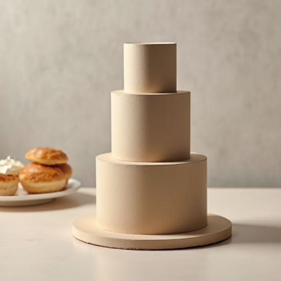 Three-Tier Cardboard Cake Display Stand